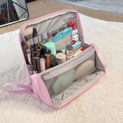 🔥Portable Large Capacity Standing Makeup Bag