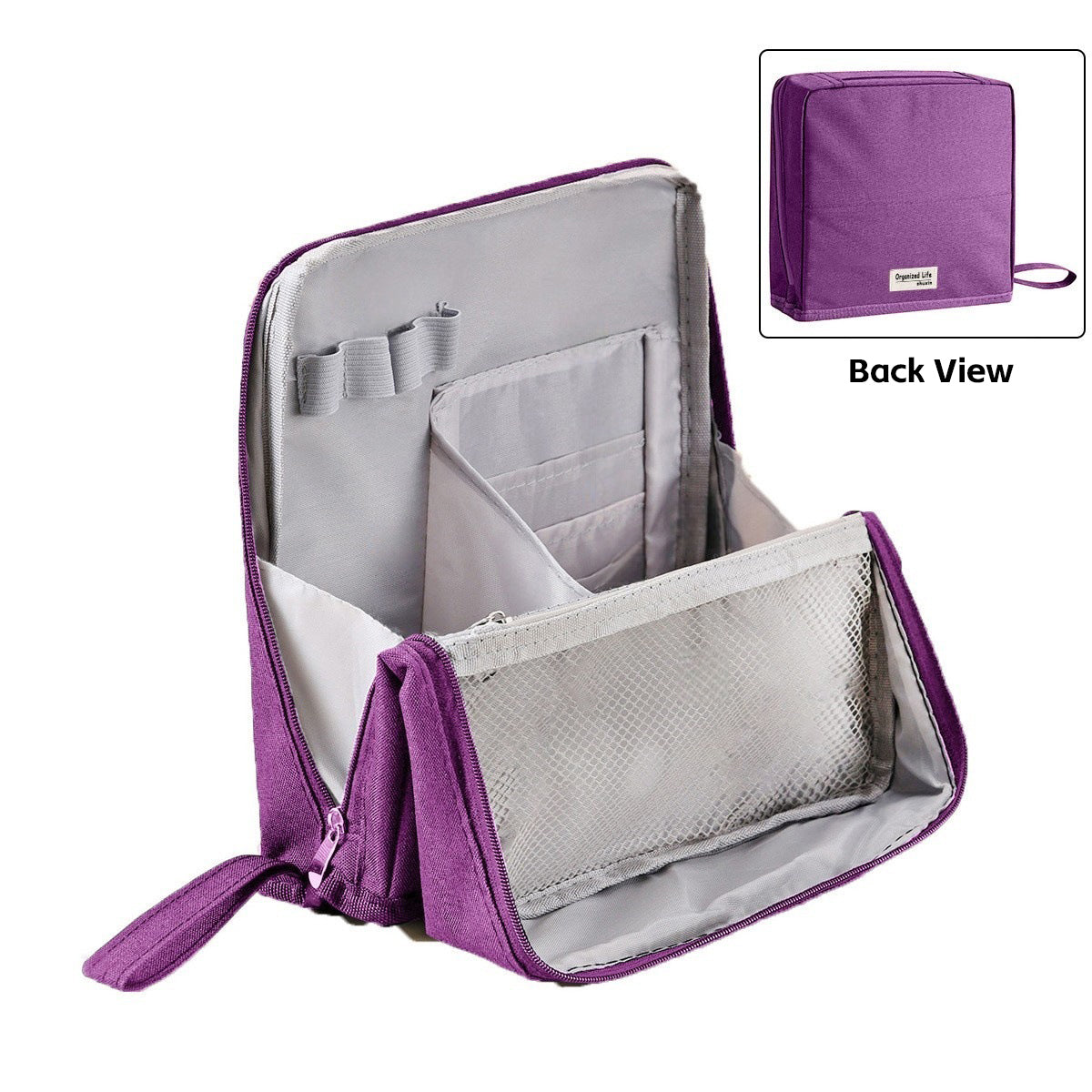 🔥Portable Large Capacity Standing Makeup Bag