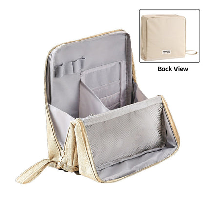 🔥Portable Large Capacity Standing Makeup Bag