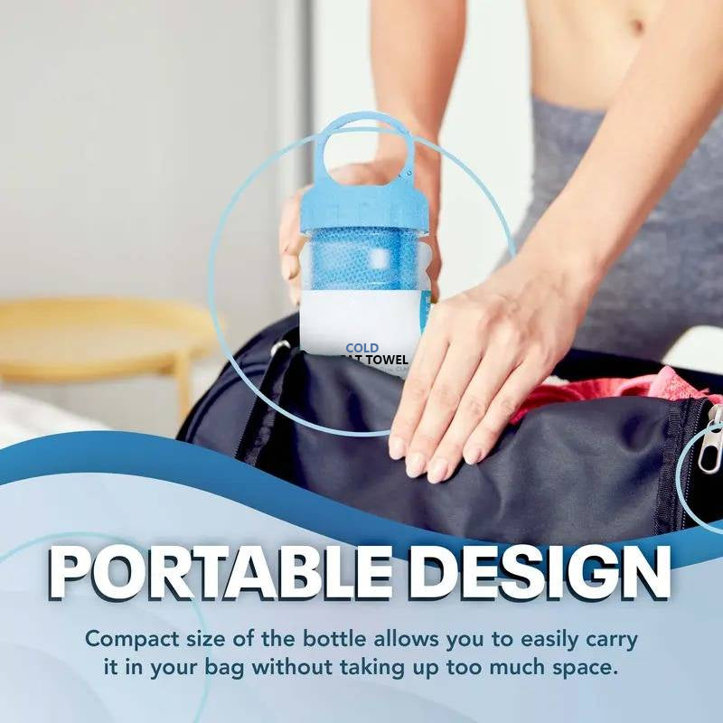 🎁Last Day Buy 1 Get 1 Free 🔥Cold Sweat Towel You Can Use Anywhere, Anytime! Reusable Soft Absorbent Cooling Portable