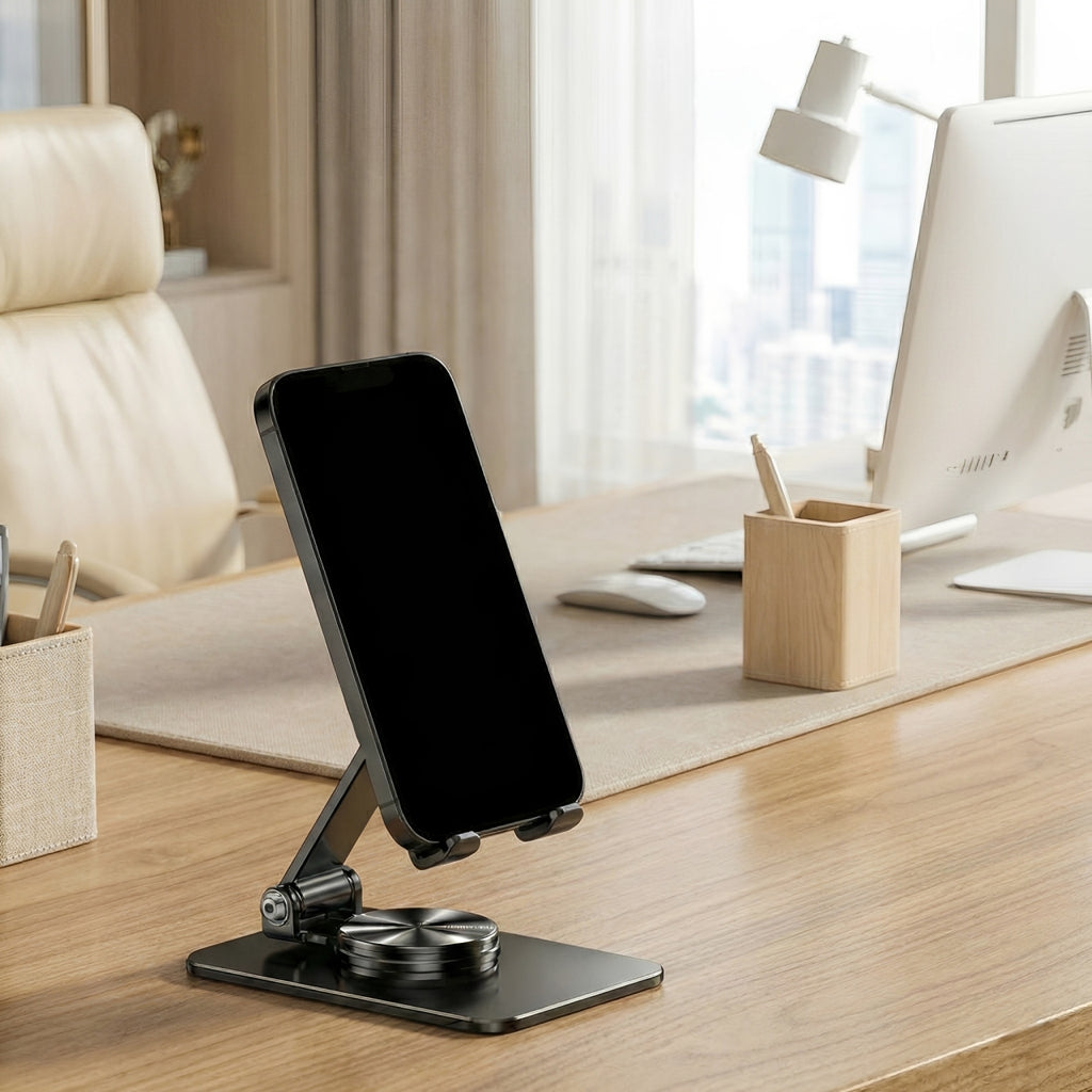 360° Rotating Metal Desktop Stand
